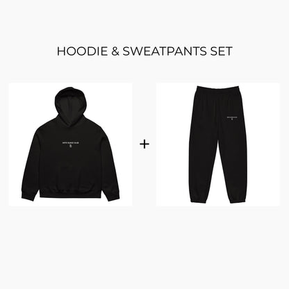 Oversized Hoodie & Sweatpants Set ASC 1 - Black