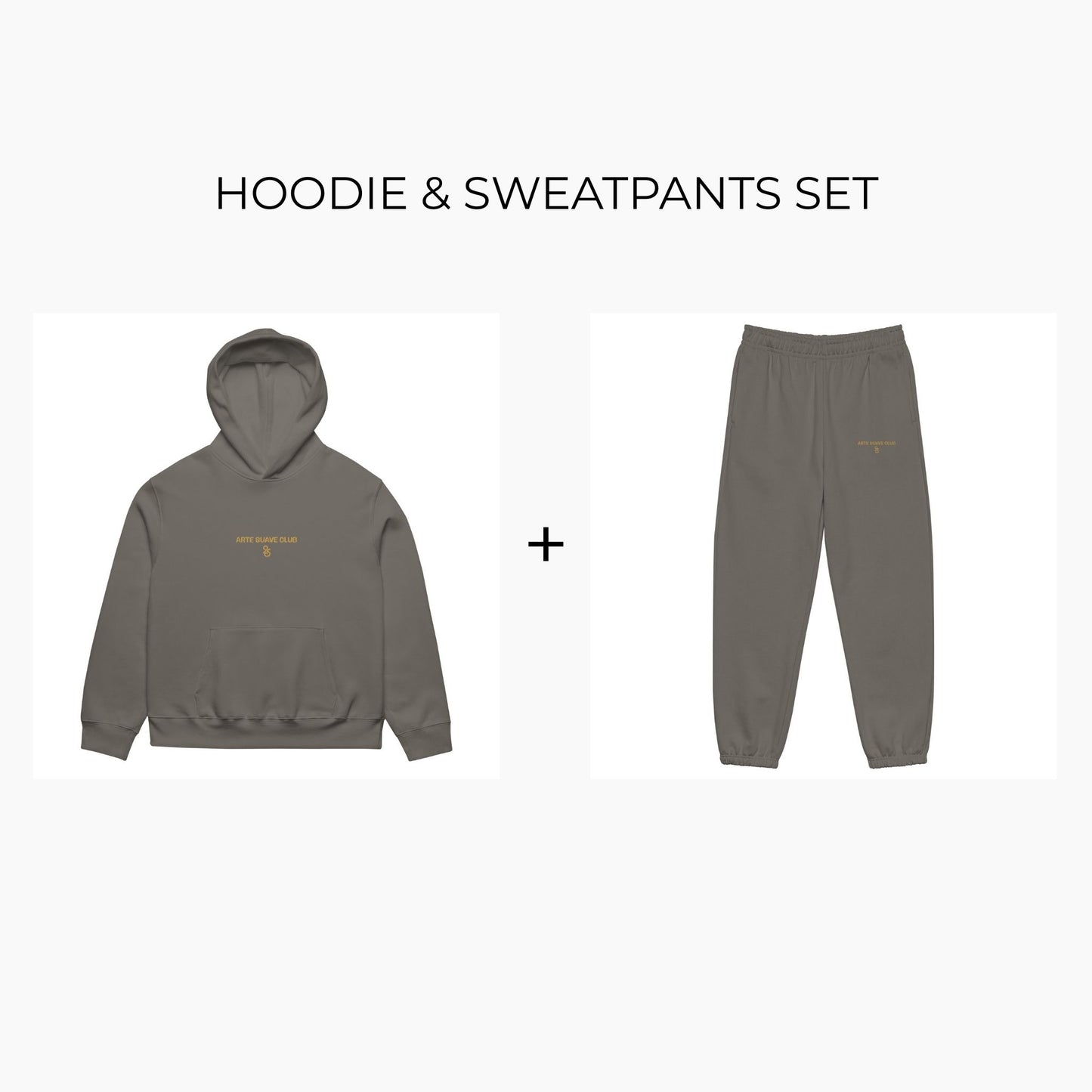 Oversized Hoodie & Sweatpants Set ASC 1 - Dark Grey