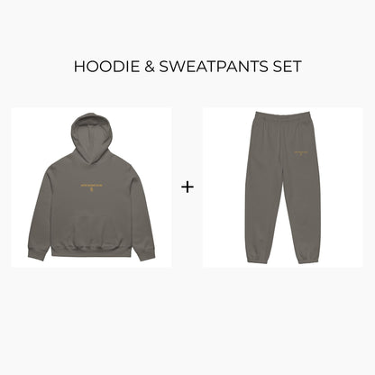 Oversized Hoodie & Sweatpants Set ASC 1 - Dark Grey