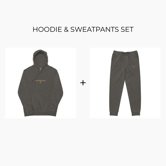 Hoodie & Sweatpants Set Arte Suave Club - Dunkelgrau