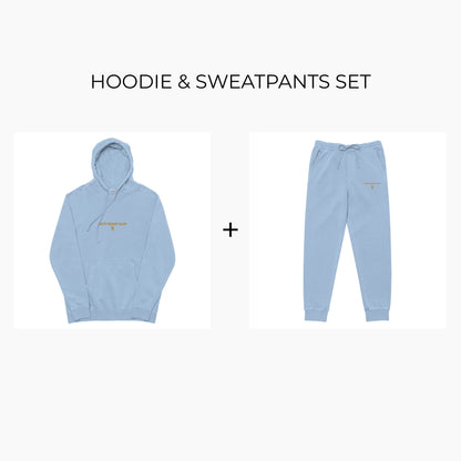 Hoodie & Sweatpants Set Arte Suave Club - Light Blue