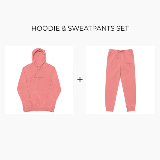 Hoodie & Sweatpants Set Arte Suave Club – Pink